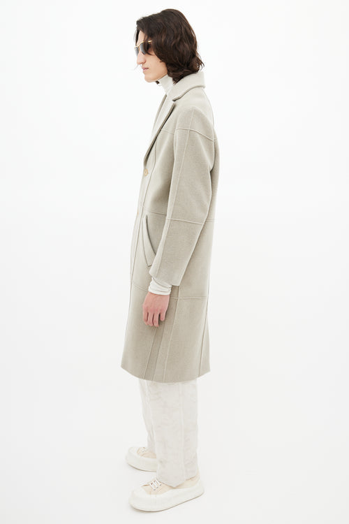 Jacquemus Grey L'Annee 97 Wool Coat