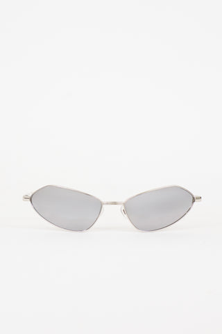 Jacquemus Tapered Bambino Metal Sunglasses