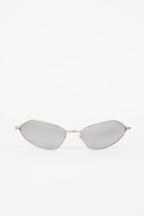 Jacquemus Tapered Bambino Metal Sunglasses