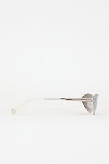 Jacquemus Tapered Bambino Metal Sunglasses