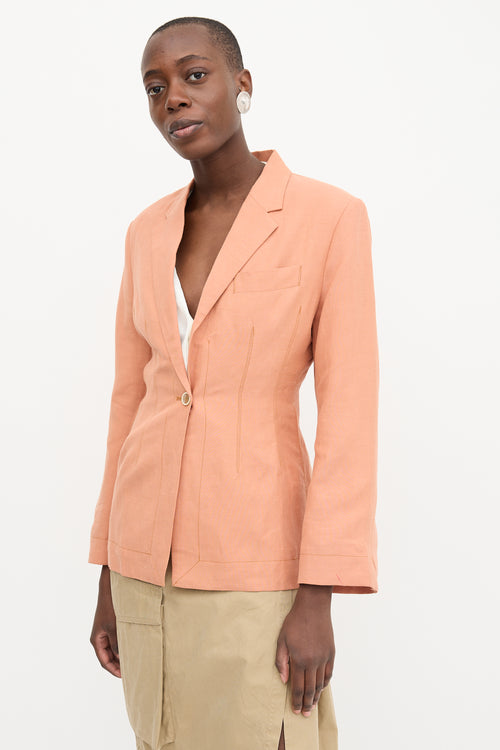 Jacquemus Hemp & Wool L'Amour Blazer