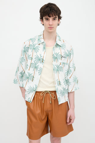 Jacquemus La Croisière Palm Tree Shirt