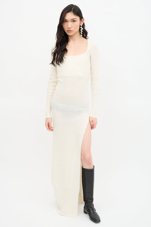 Jacquemus La Robe Dao Sweater Dress