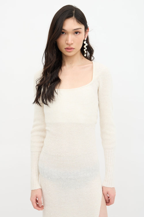 Jacquemus La Robe Dao Sweater Dress