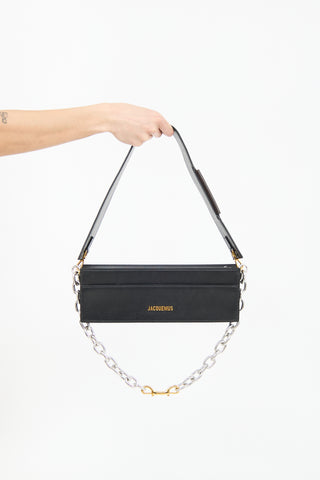 Jacquemus Black Leather Le Ciuciu Bag