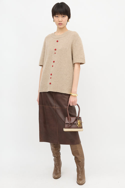 Leather Le Chiquito Moyen Cordao Bag