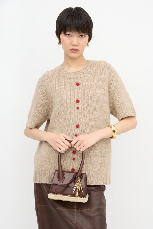 Leather Le Chiquito Moyen Cordao Bag