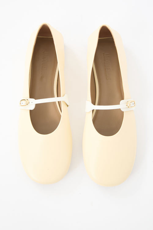 Jacquemus Leather Les Ballerines Rondes Flat