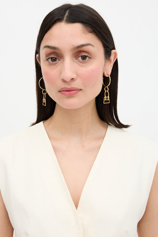 Jacquemus Les Creoles Chiquita Earrings