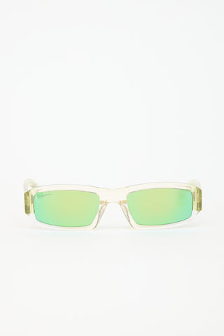 Jacquemus Les Lunettes Altu Mirrored Sunglasses