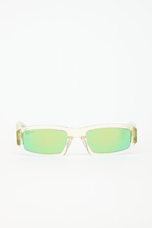 Jacquemus Les Lunettes Altu Mirrored Sunglasses