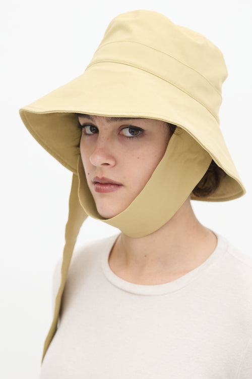 Jacquemus Light Green Nylon & Cotton Le Bob Bando Bucket Hat