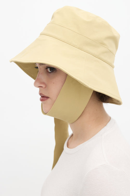 Jacquemus Light Green Nylon & Cotton Le Bob Bando Bucket Hat