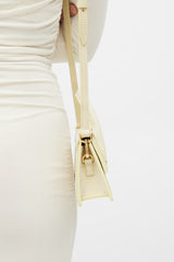 Jacquemus Light Yellow Embossed Leather Le Chiquito Long Bag