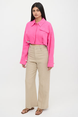 Jacquemus Linen Le Papier Trouser