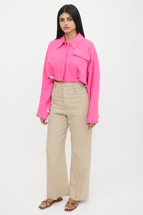 Jacquemus Linen Le Papier Trouser