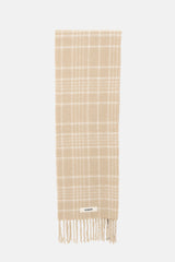 Jacquemus Mohair & Wool Checked Scarf