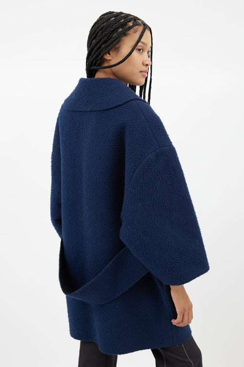 Jacquemus Navy Wool La Femme Enfant Coat