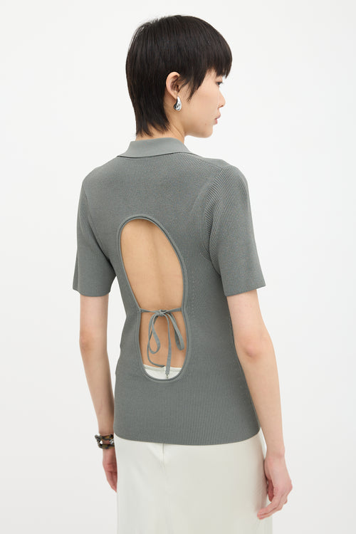 Jacquemus Open Back Polo