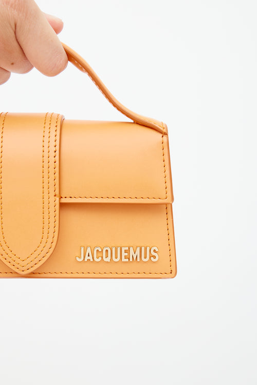 Jacquemus Orange Le Raphia Le Bambino Crossbody Bag
