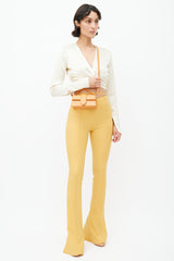 Jacquemus Orange Le Raphia Le Bambino Crossbody Bag