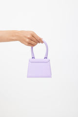 Jacquemus Pastel Purple Le Chiquito Bag