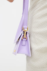 Jacquemus Pastel Purple Le Chiquito Bag