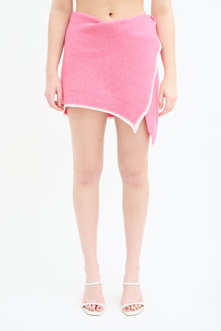 Jacquemus Pink La Jupe Bagnu Mini Skirt