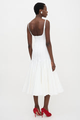 Jacquemus Poplin Agave Midi Dress