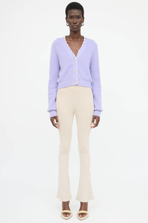 Jacquemus Mohair Le Lazo Knit Cardigan