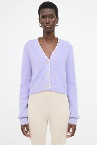 Jacquemus Mohair Le Lazo Knit Cardigan