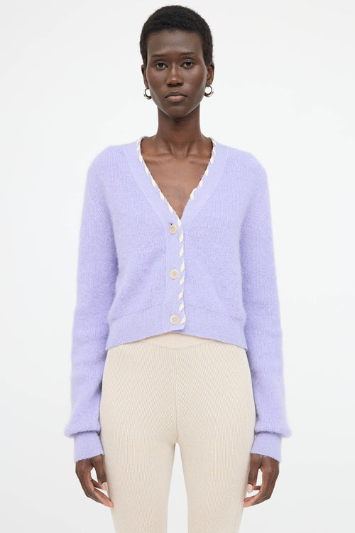 Jacquemus Mohair Le Lazo Knit Cardigan