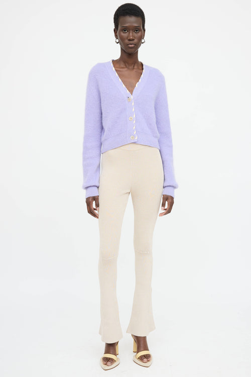 Jacquemus Mohair Le Lazo Knit Cardigan