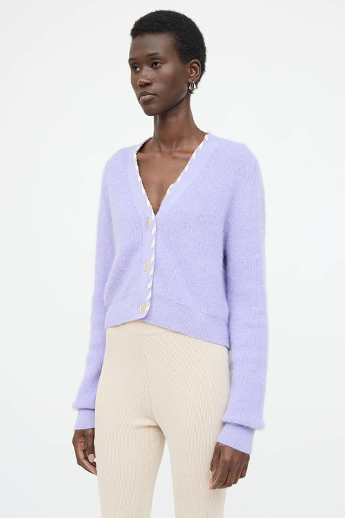 Jacquemus Mohair Le Lazo Knit Cardigan