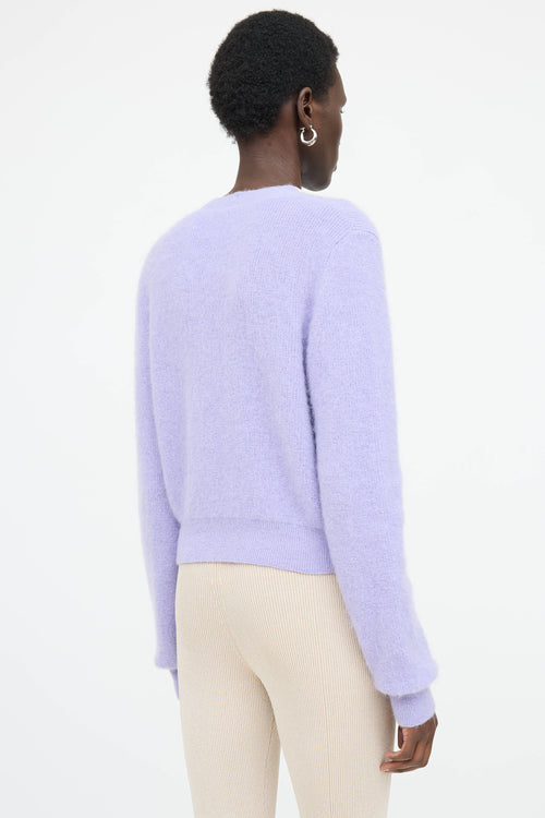 Jacquemus Mohair Le Lazo Knit Cardigan