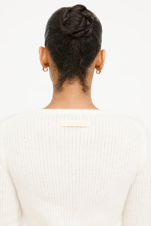 Jacquemus Ribbed Knit Cardigan