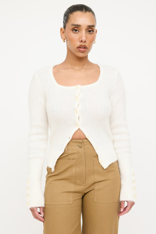 Jacquemus Ribbed Knit Cardigan