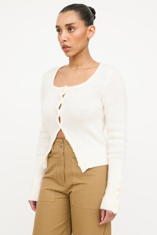 Jacquemus Ribbed Knit Cardigan