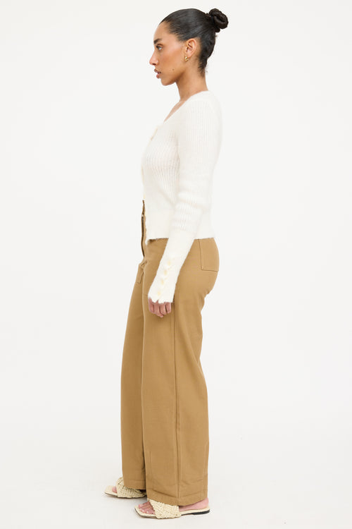 Jacquemus Ribbed Knit Cardigan