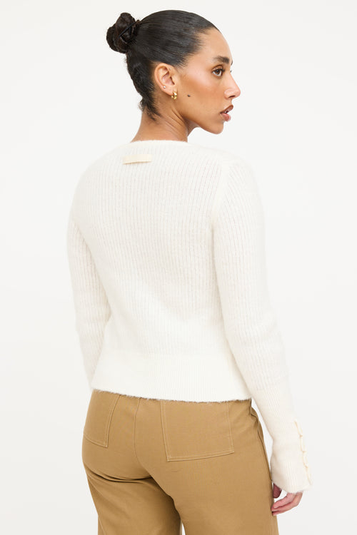 Jacquemus Ribbed Knit Cardigan