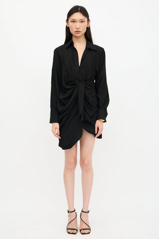 Jacquemus Ruched La Robe Bahia Dress