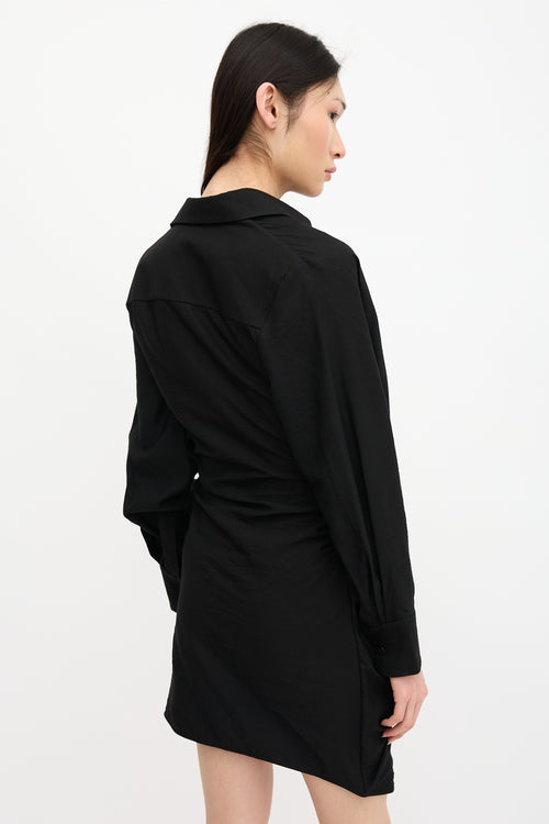 Jacquemus Ruched La Robe Bahia Dress