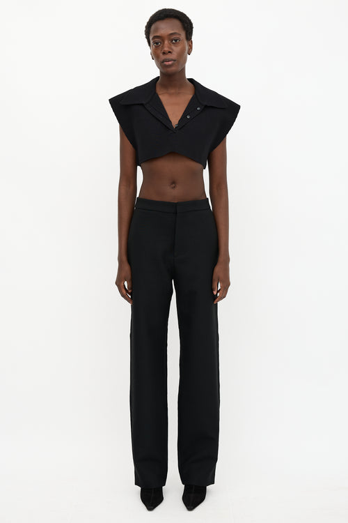 Jacquemus Sleeveless Cropped Polo