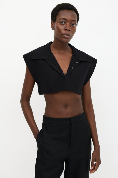Jacquemus Sleeveless Cropped Polo