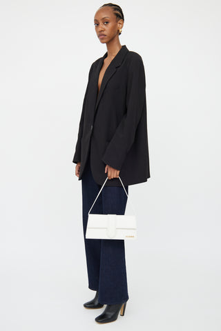 Jacquemus White Le Bambino Shoulder Bag