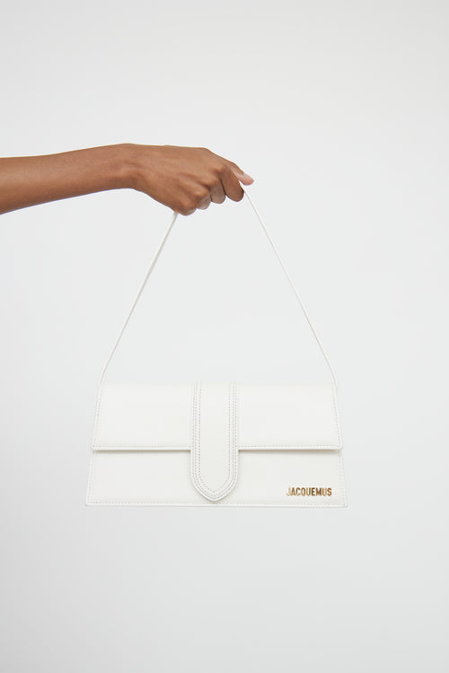 Jacquemus White Le Bambino Shoulder Bag