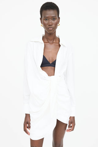Jacquemus Le Splash Draped Dress