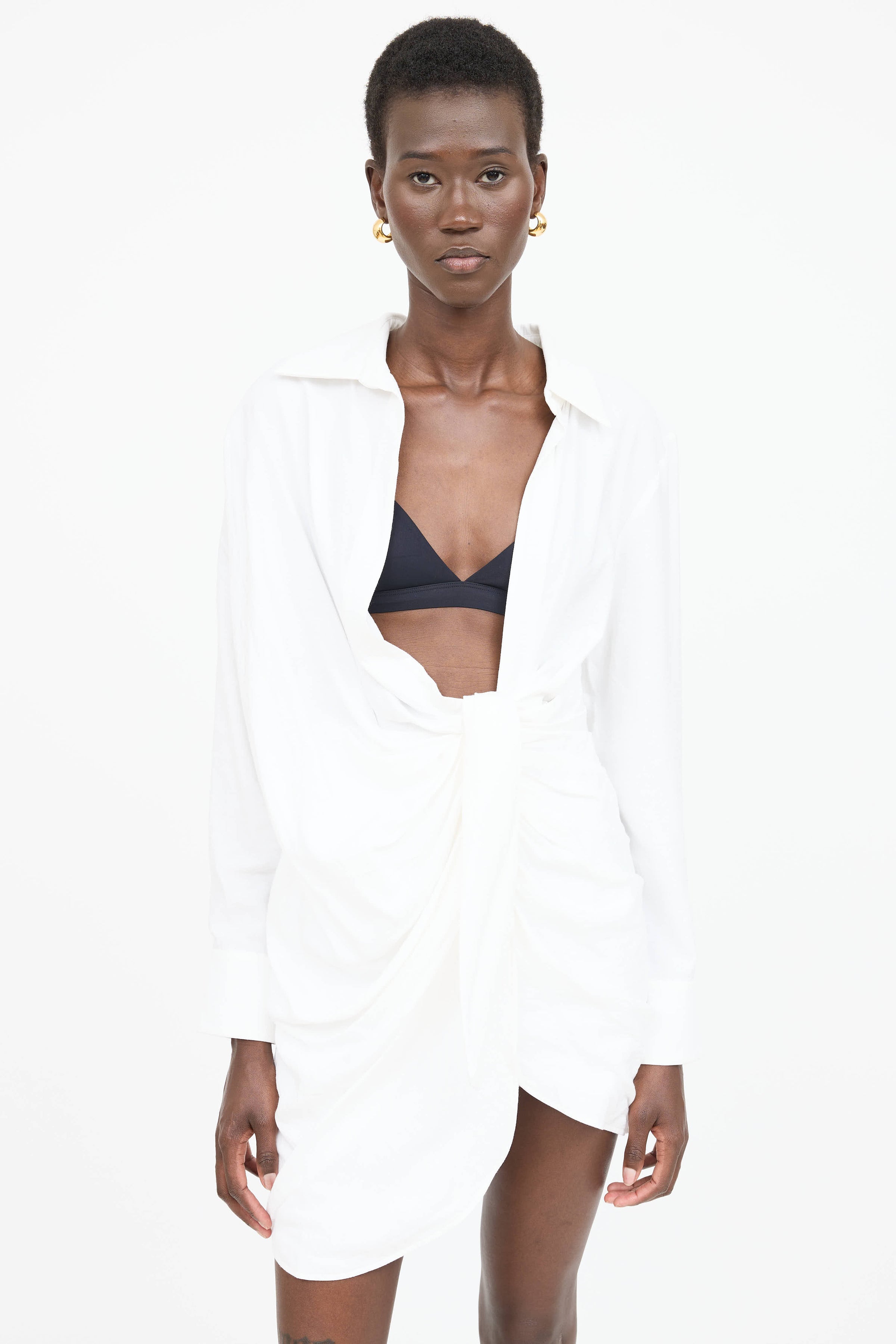 Jacquemus // Le Splash Draped Dress VSP Consignment Jacquemus // Le Splash Draped Dress VSP Consignment