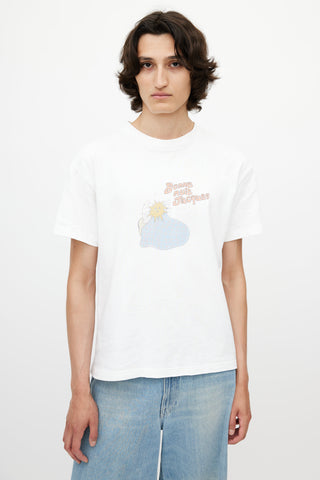 Jacquemus White & Multicolour Bonne Nuit Embroidered T-Shirt