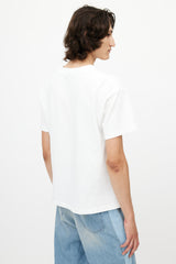 Jacquemus White & Multicolour Bonne Nuit Embroidered T-Shirt
